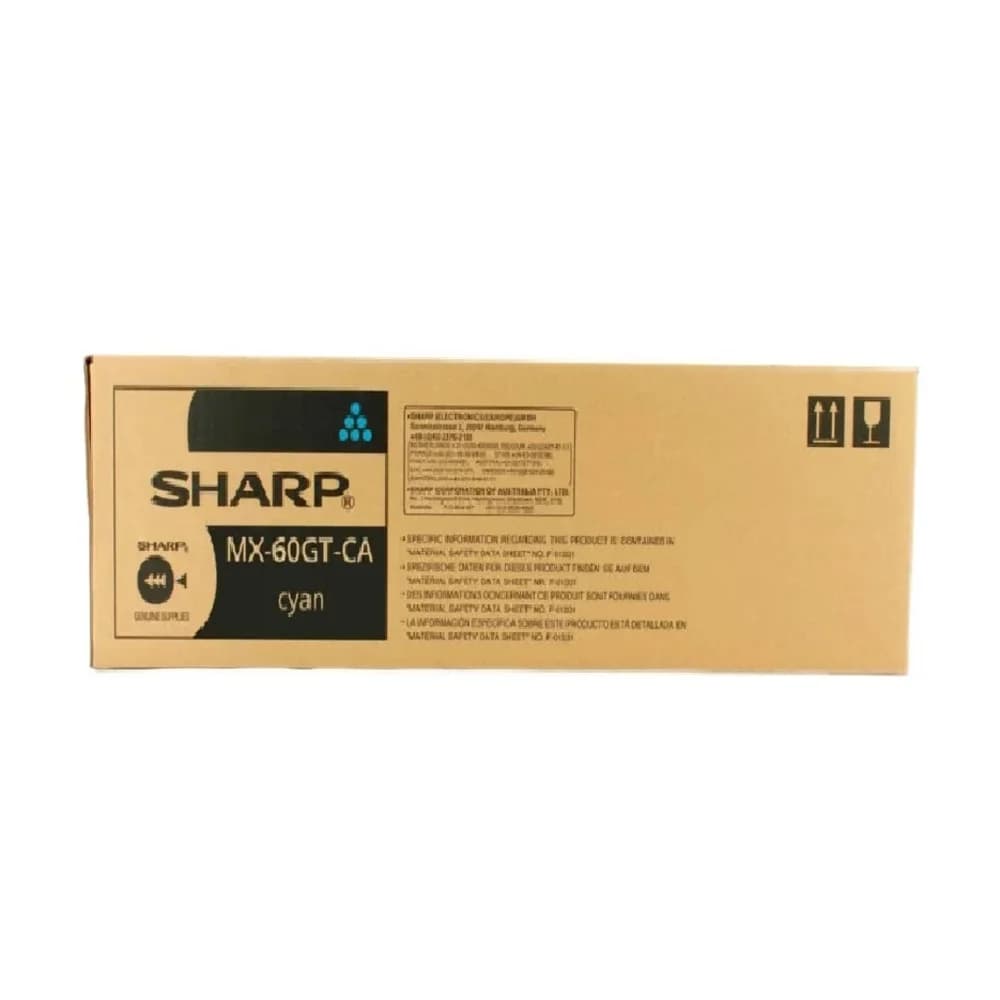 Тонер-картридж Sharp MX60GTCA голубой 24 000 страниц