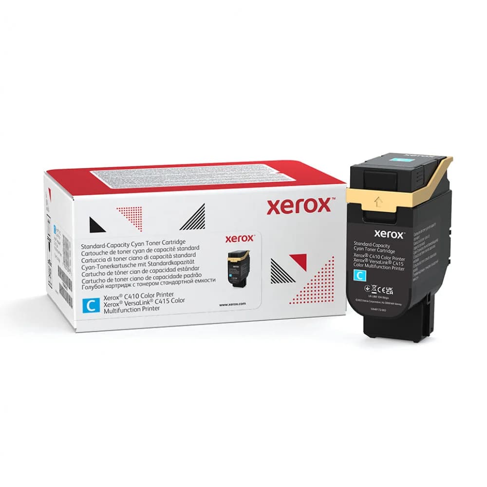 Тонер-картридж стандартной емкости, Xerox, 006R04678 (голубой), Для Xerox C415/C410, 2 000 страниц (A4)