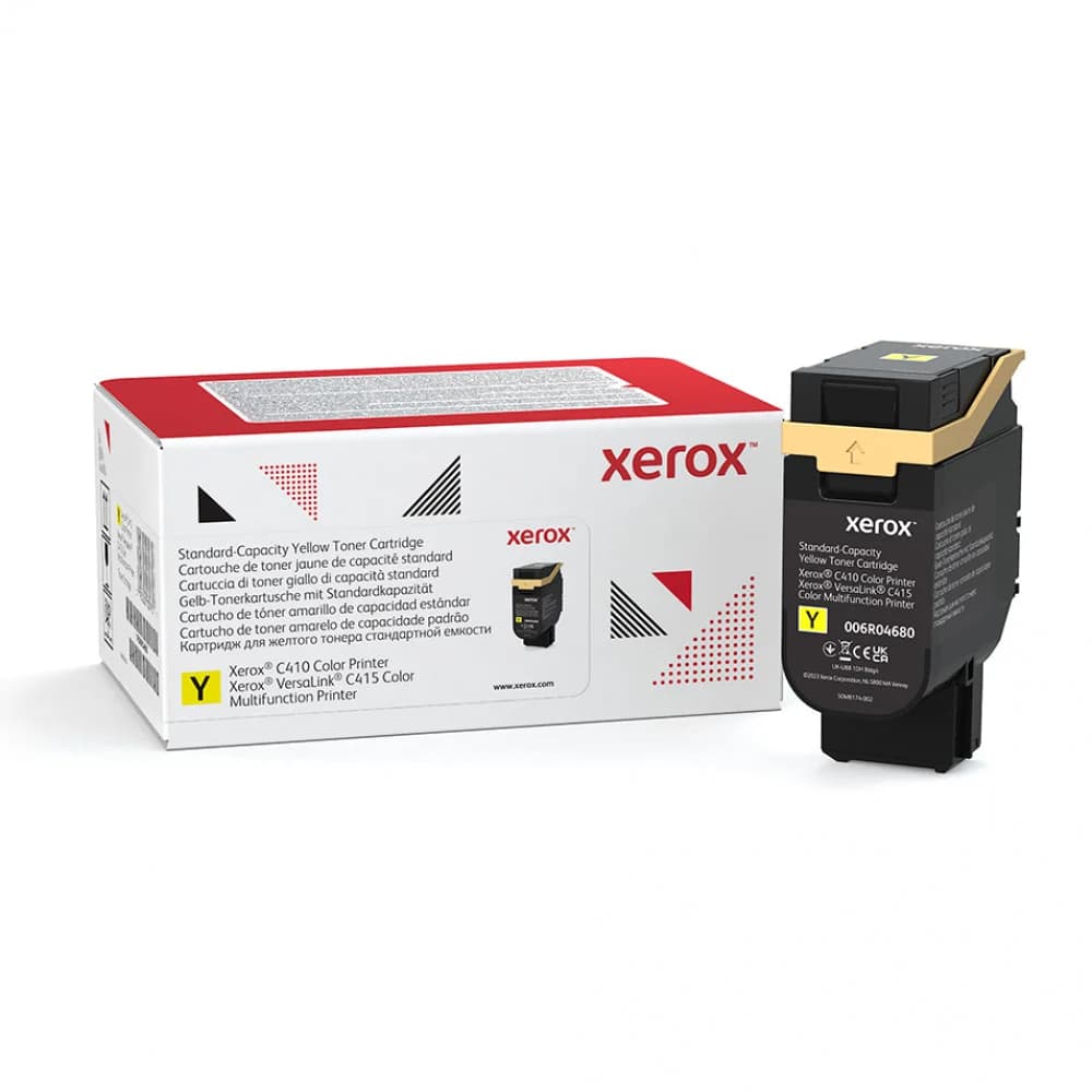 Тонер-картридж стандартной емкости, Xerox, 006R04680 (жёлтый), Для Xerox C415/C410, 2 000 страниц (A4)