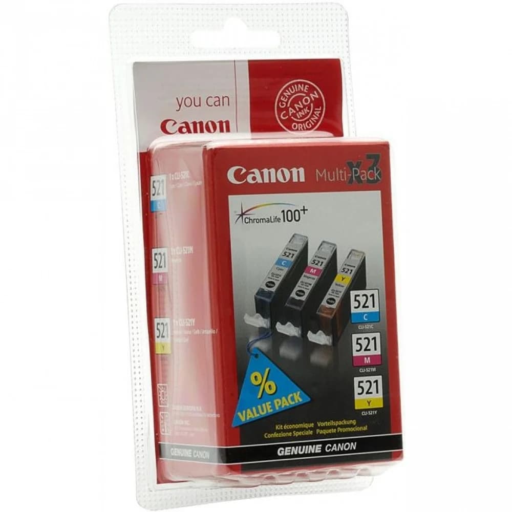 BJ CARTRIDGE CLI-521C/M/Y MULTIPACK