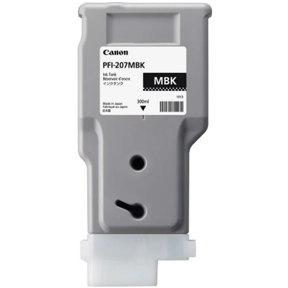 Картридж Canon PFI-207MBK Ink №207 black 300 ml Модель: Canon iPF680, Canon iPF685, Canon iPF780, Canon iPF785