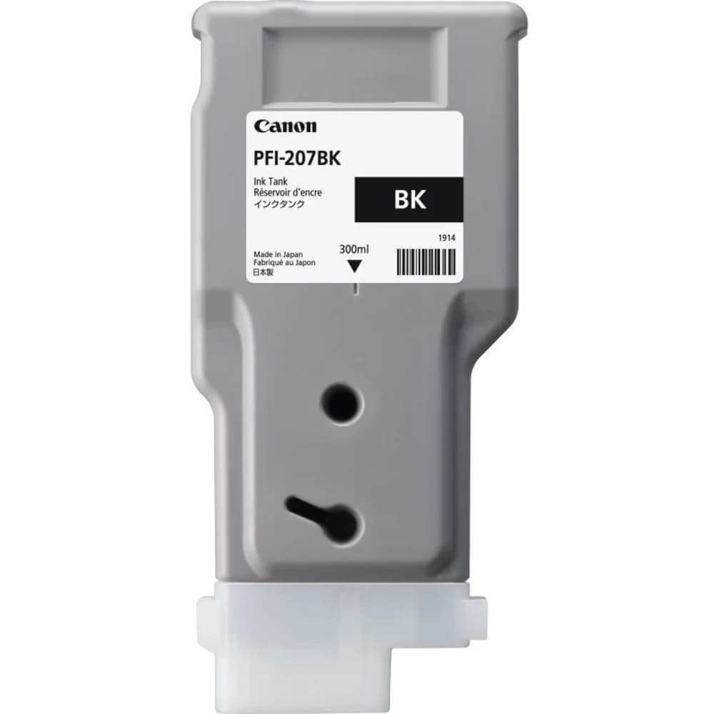 Картридж Canon PFI-207BK Ink №207 black 300 ml Модель: Canon iPF680, Canon iPF685, Canon iPF780, Canon iPF785