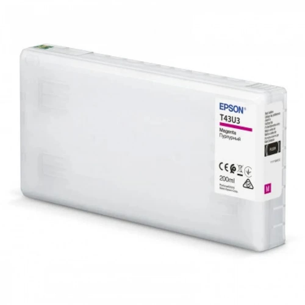Струйный картридж Epson T43U пурпурный, 200 мл, для Epson SureColor lab SL-D800
