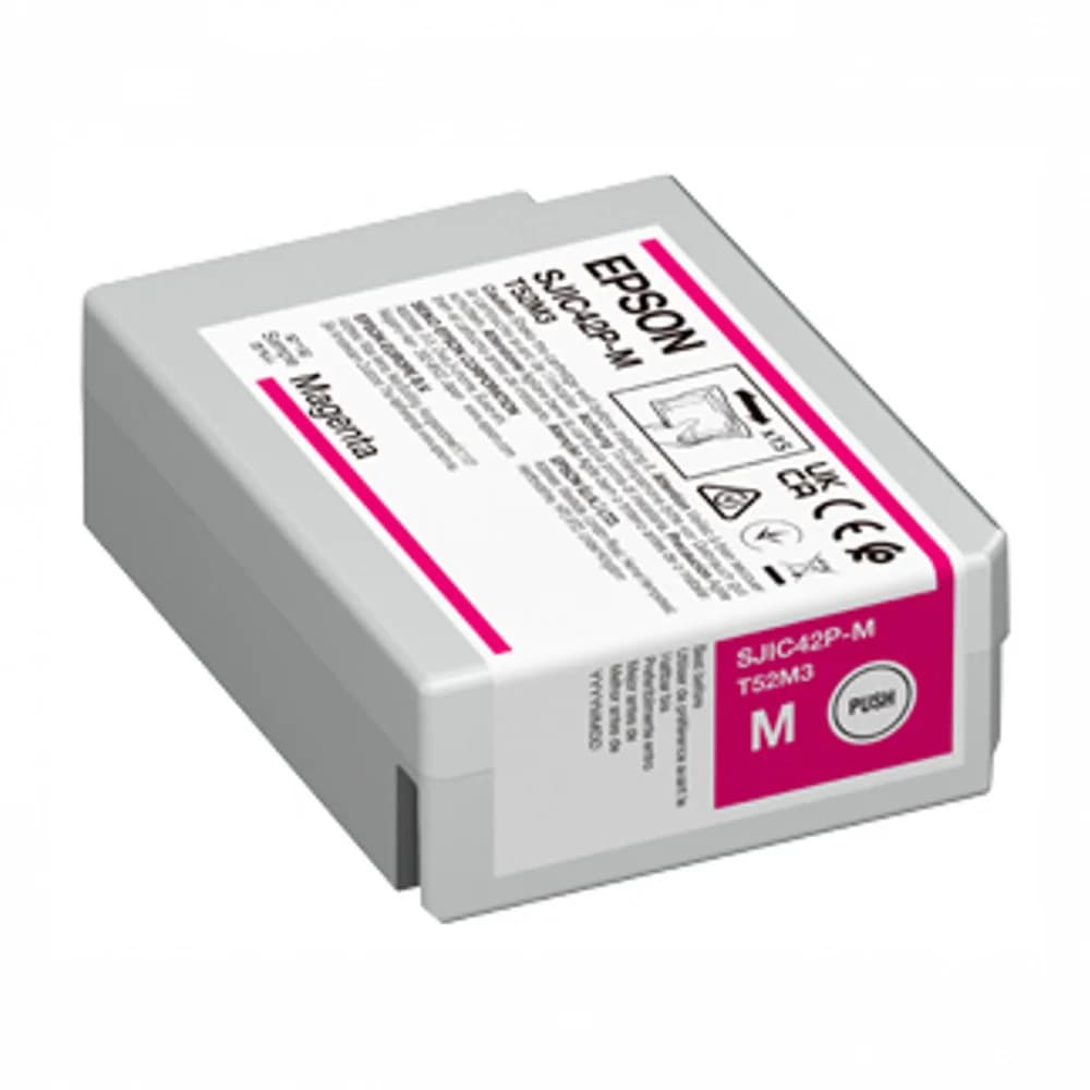 Картридж Epson C13T52M340 SJIC42P-M Ink cartridge for ColorWorks C4000e ( Magenta)