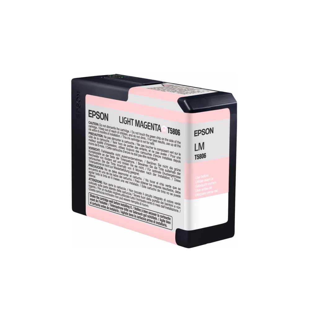 Картридж Epson C13T580600 STYLUS PRO 3800 светло-пурпурный Вид: Картридж Для бренда: Epson Производитель: Epson Ресурс: 80 мл Тип: Картридж EPSON Тип печати: Струйная Цвет: Светло-пурпурный