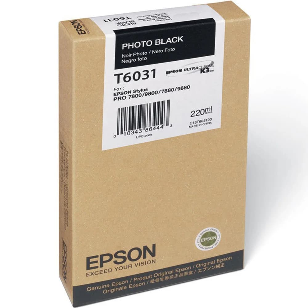 Epson I/C SP-7880/9880 220ml Photo Black