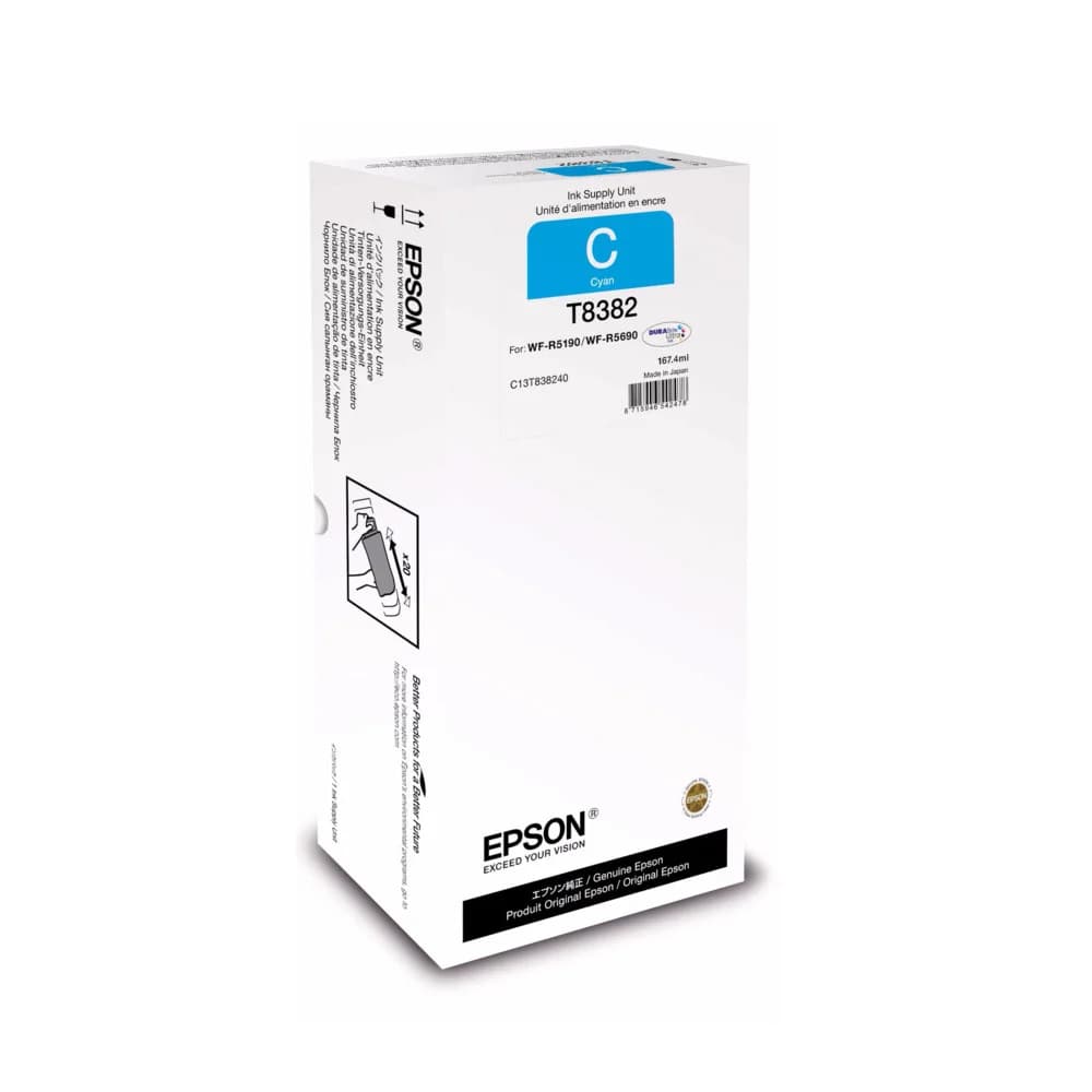 Картридж Epson C13T838240 WF-R5190DTW (RIPS)/WF-R5690DTWF (RIPS) голубой Вид: Картридж Для бренда: Epson Производитель: Epson Ресурс: 20000 стр. Тип: Картридж EPSON Тип печати: Струйная Цвет: Голубо