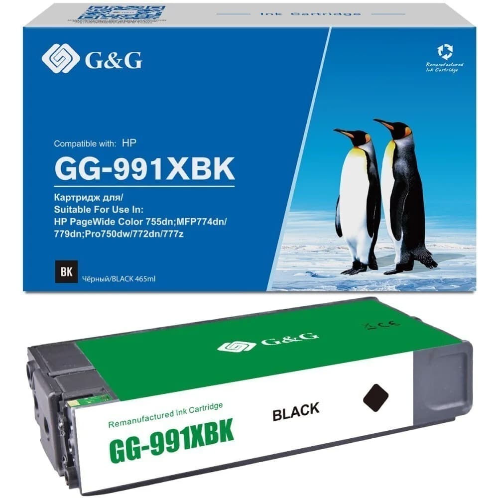 Cartridge G&G 991X for PageWide Managed, black (20 000)
