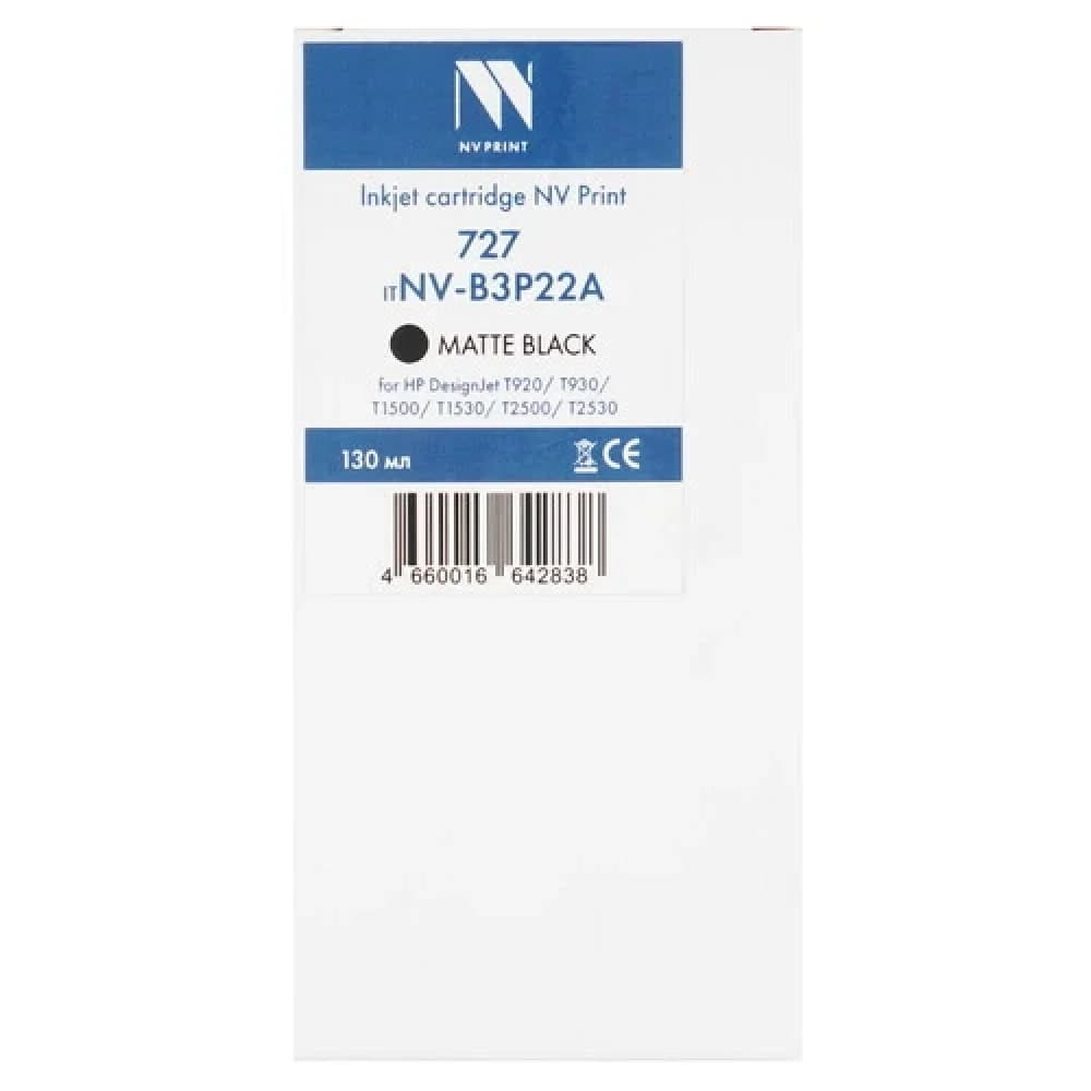Картридж HP/B3P22A/Ink/№727/матовый черный/130 мл
