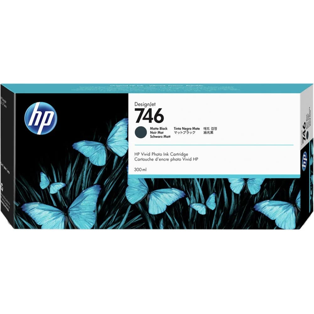 HP 746 300-ml Matte Black Ink Cartridge
