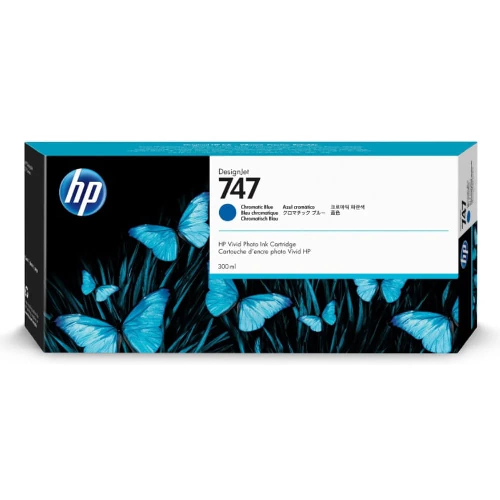 HP 747 300-ml Chromatic Blue Ink Cartridge