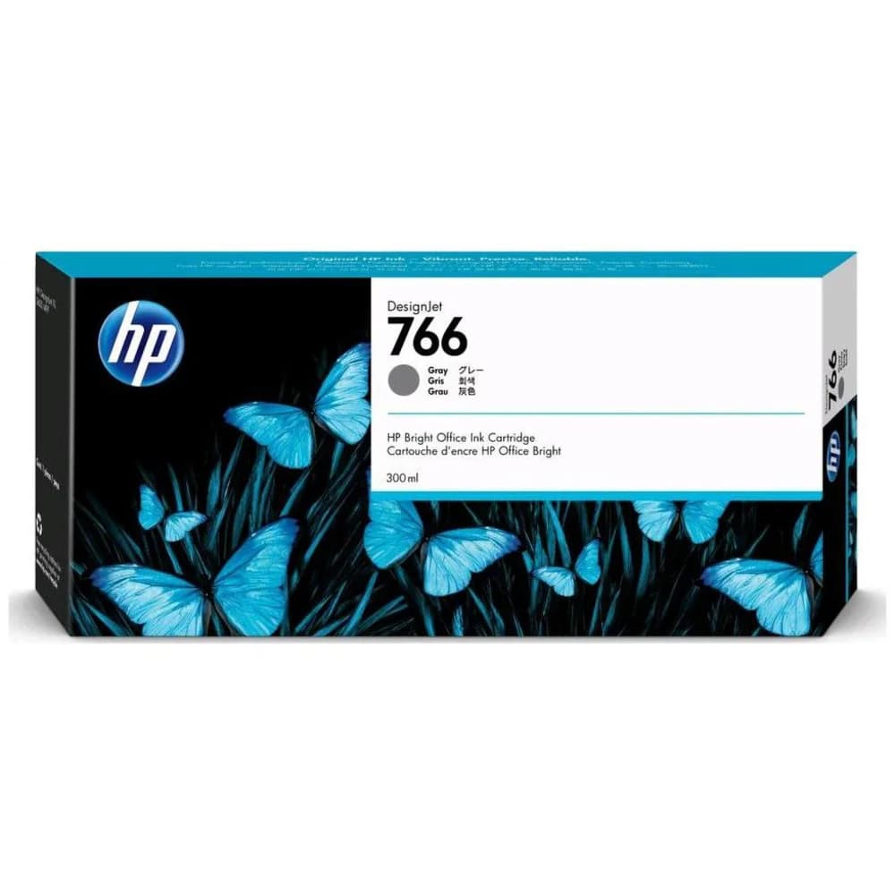 HP 766 300-ml Gray Ink Crtg