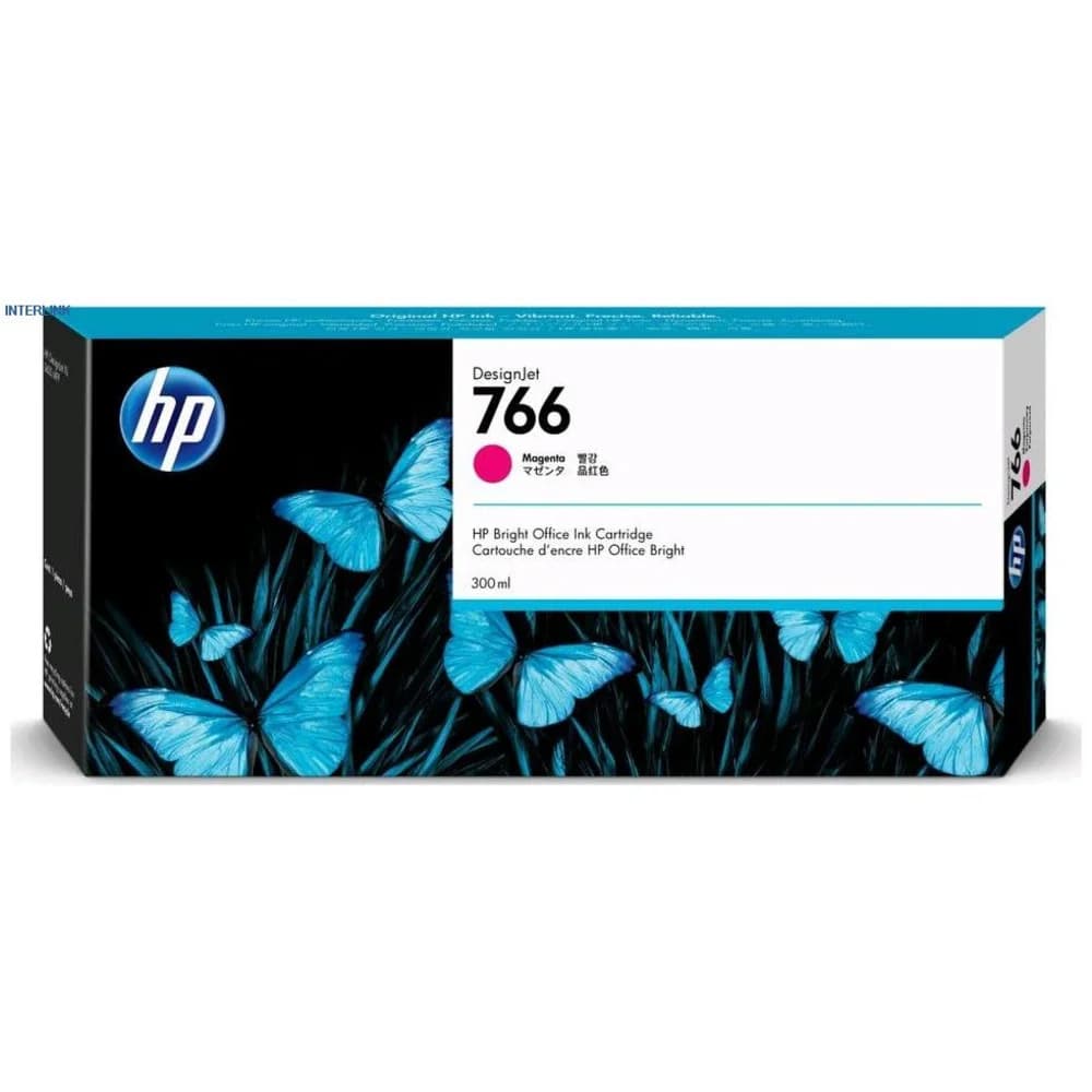 HP 766 300-ml Magenta Ink Crtg