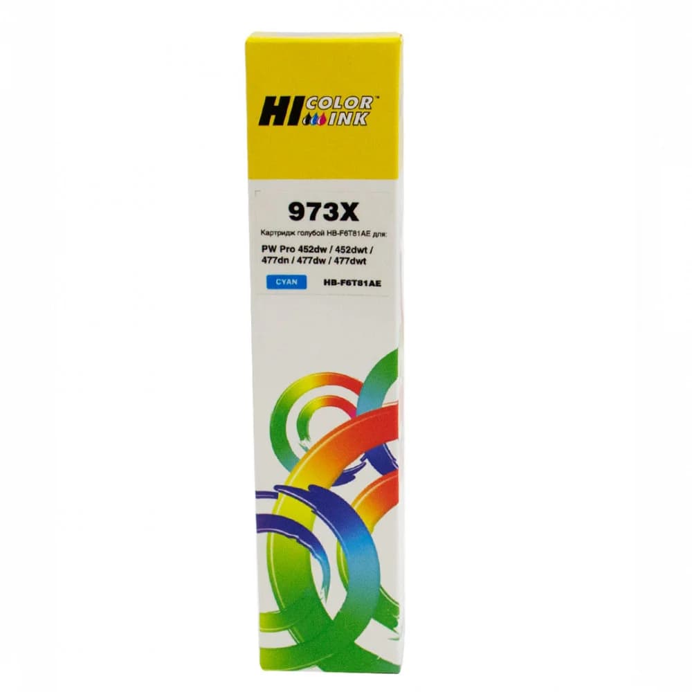 Картридж HP Europe/F6T81AE/Ink/№973/cyan/8,02 ml