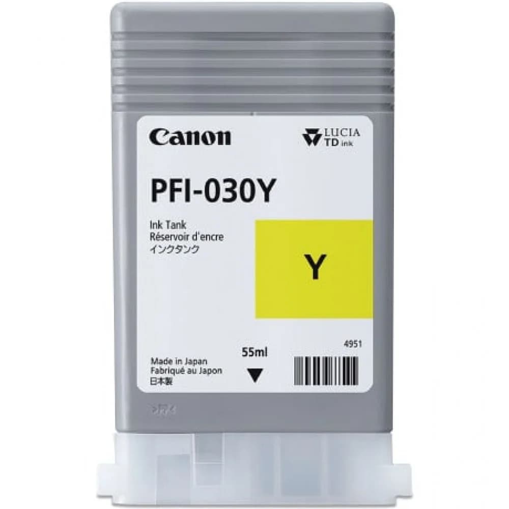 Картридж Canon/Ink PFI-030/Струйный широкоформатный/Жёлтый/55 мл