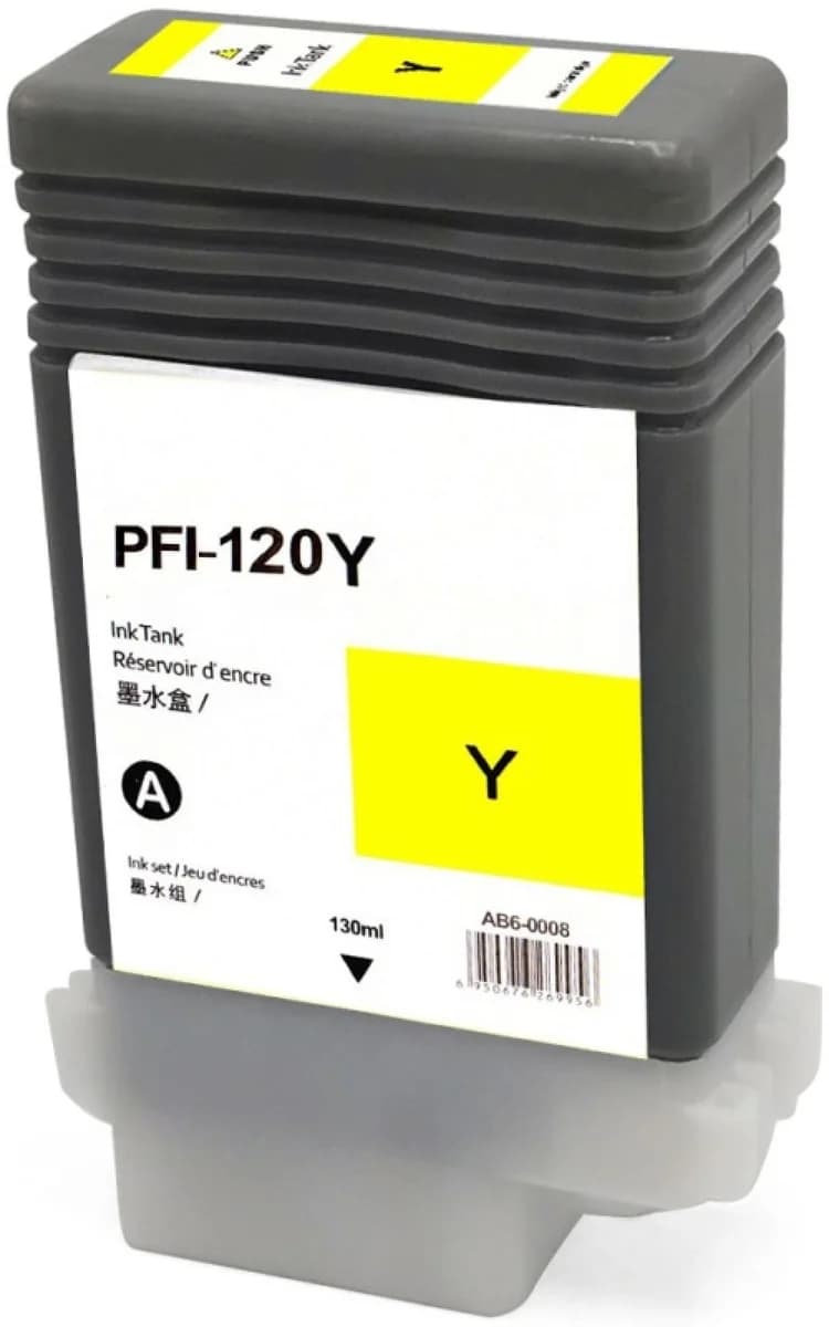 Картридж Canon/PFI-120 Yellow/Струйный/желтый/130 мл/для TM-300