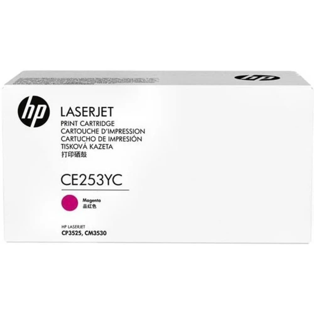 Тонер Картридж HP 504Y CE253YC пурпурный (7900стр.) для HP CM3530/CP3525 (техн.упак)