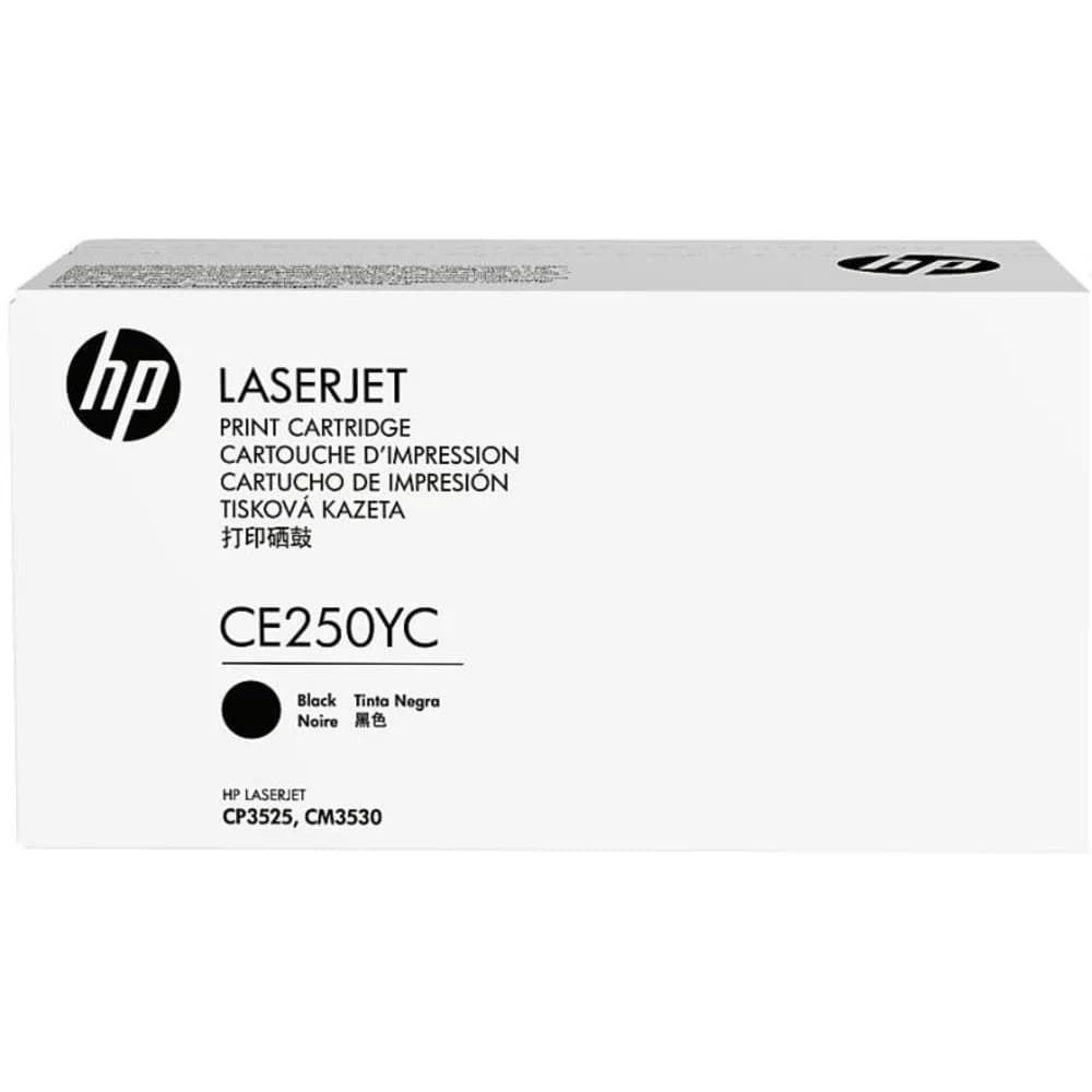 Тонер Картридж HP 504Y CE250YC черный (12000стр.) для HP CM3530/CP3525 (техн.упак)