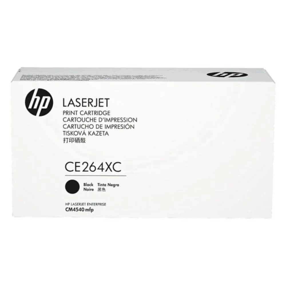 Тонер Картридж HP 646X CE264XC черный (17000стр.) для HP CLJ Ent CM4540 (техн.упак)