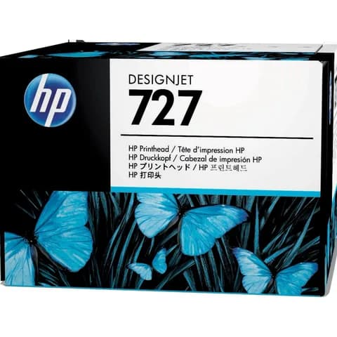 B3P06A Печатающая головка HP 727 для принтеров HP Designjet T1500/ T2500/ T3500/ T920 серии ePrinter