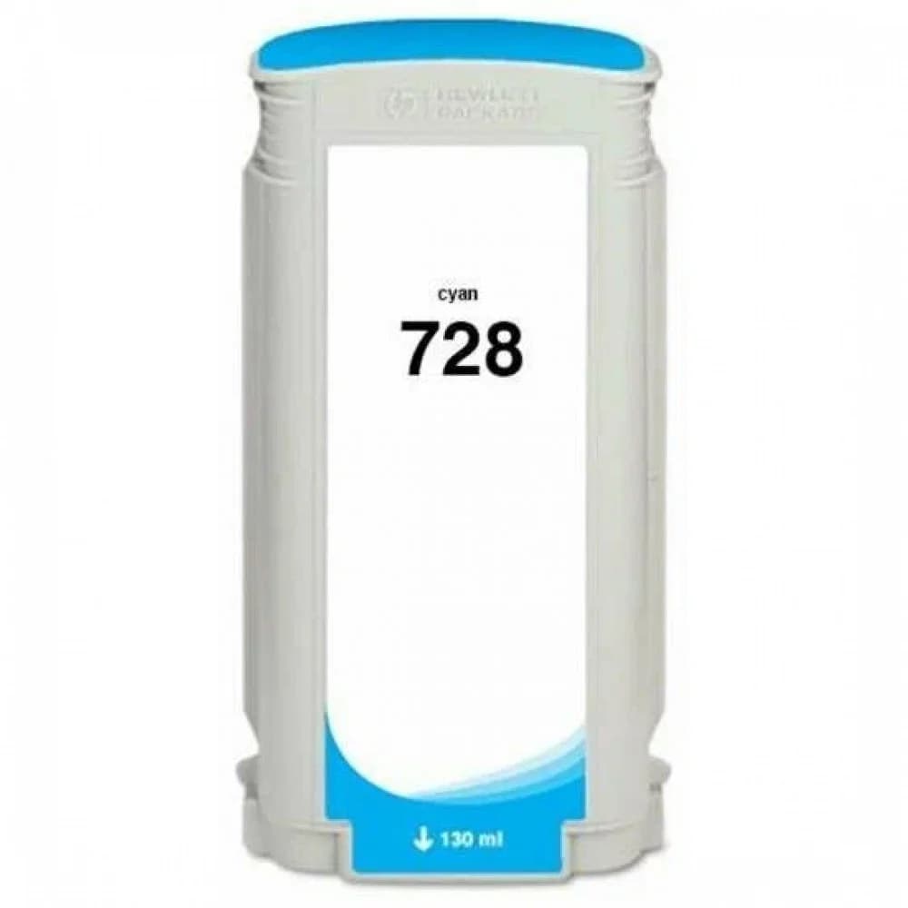 Cartridge HP 728 для НР DJ Т730/Т830 130-ml Cyan Ink Cart