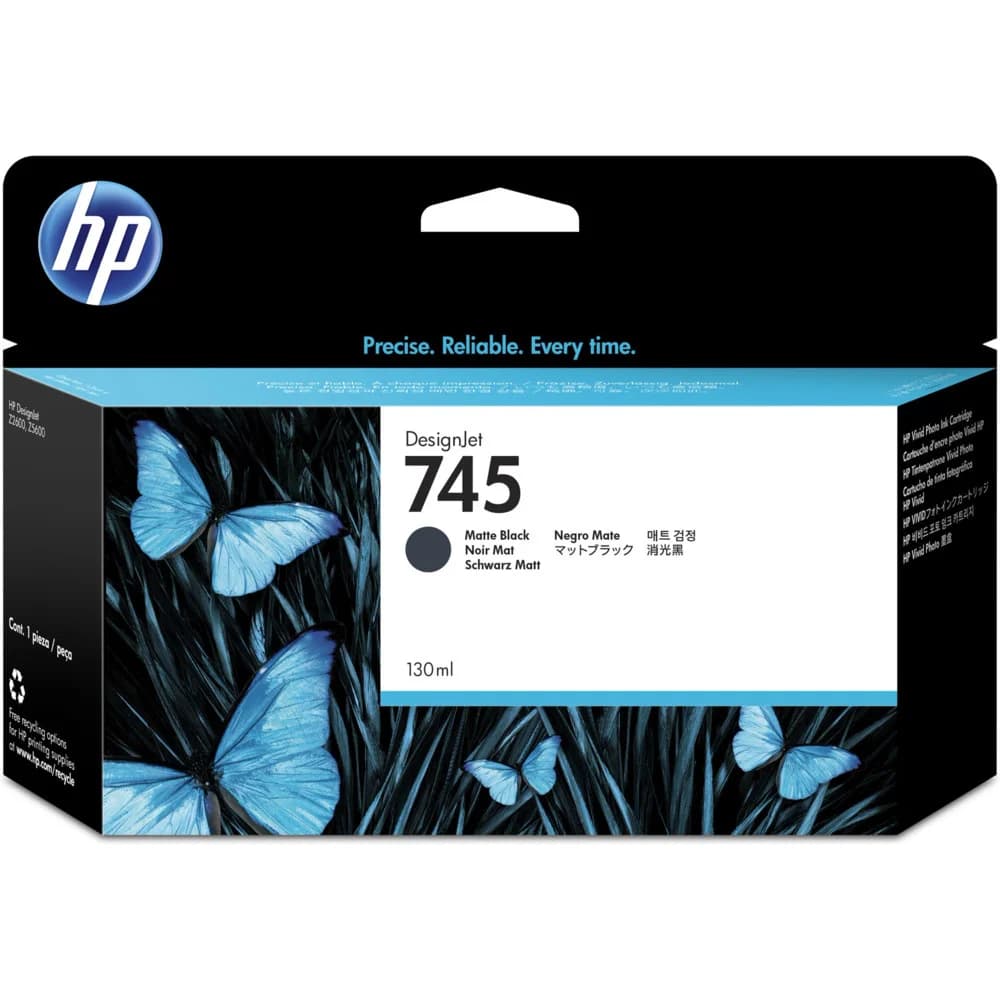 Cartridge HP 745 Черный матовый для HP DesignJet, 130ml