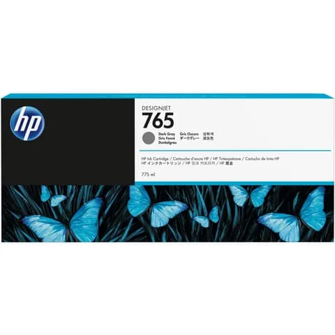 HP 765 775-ml Dark Gray Ink Cartridge for Designjet T7200 1067mm Production Printer (F2L46A)