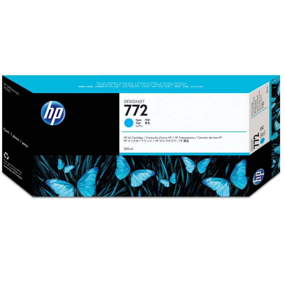 Cartridge HP 772 CN636A голубой для DJ Z5200 (300 мл)