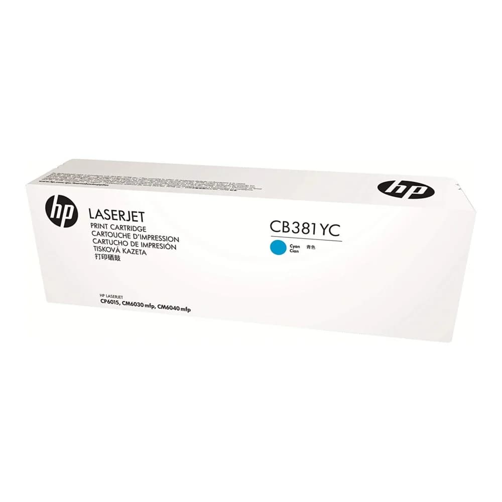 Тонер Картридж HP 824A CB381YC голубой (25000стр.) для HP CLJ CM6030/CM6040 (техн.упак)