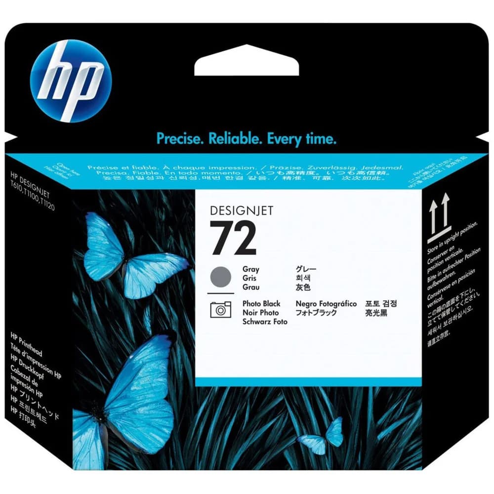 HP Gray and Photo Black Printhead №72 for Designjet T1100/T1100ps/T610 Головка состоящая из двух цветов.