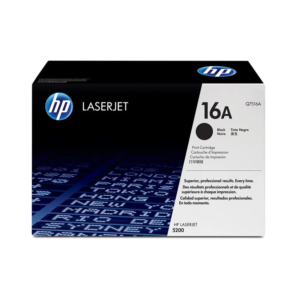 Тонер Картридж HP Q7516AC черный (12000стр.) для HP LJ 5200 (техн.упак)