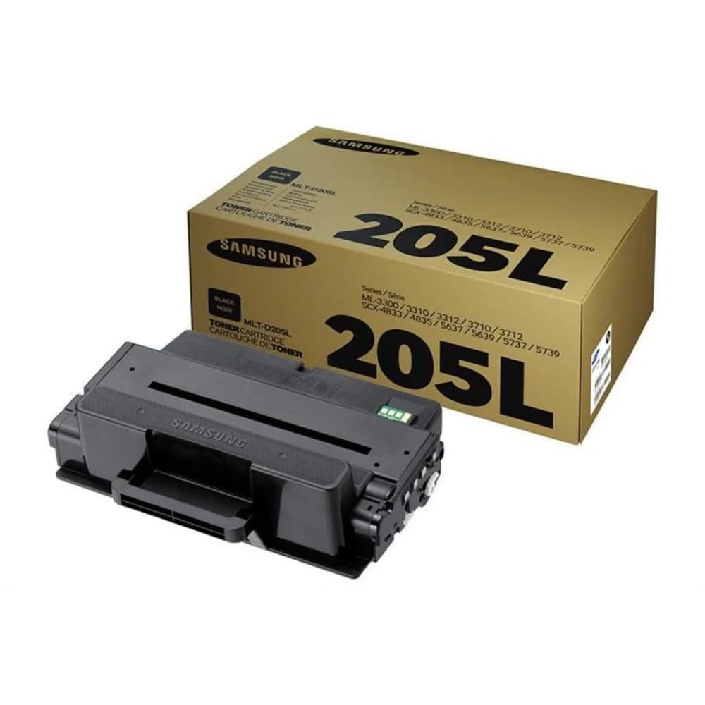 Тонер Картридж SAMSUNG MLT-D205L SU965A черный (5000стр.) для Samsung ML-3310/3710/SCX-5637/4833