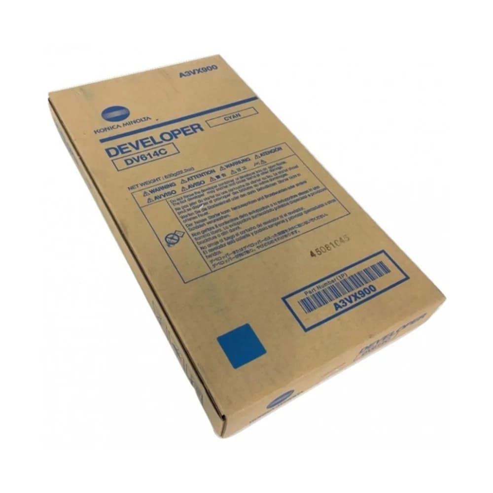 Девелопер Konica Minolta bizhub PRESS C1060/C1060L/C1070/C1070P/C2060/C2060L/C2070(P)/C3070/C3070L/C3080/C3080(P) синий DV-614C ресурс 1200K