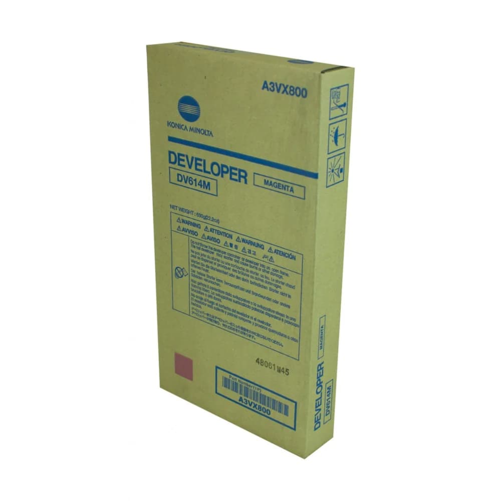 Девелопер Konica Minolta bizhub PRESS C1060/C1060L/C1070/C1070P/C2060/C2060L/C2070(P)/C3070/C3070L/C3080/C3080(P) красный DV-614M ресурс 1200K