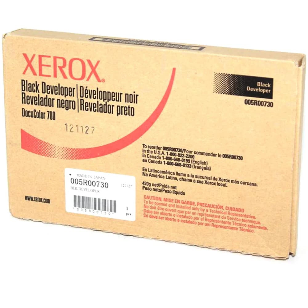 Проявитель, Xerox, 505S00030 / 005R00730 (чёрный), Для Xerox 550/560/700/700i/770 Pro, C75/J75, 1 500 000 страниц (А4)