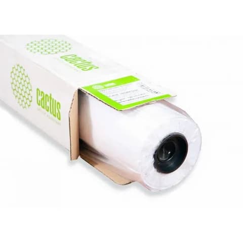 Холст Cactus CS-MC400-106715 42"(A0+) 1067мм-15м/400г/м2/белый матовое универсальная (с покрытием) втулка:50.8мм (2")