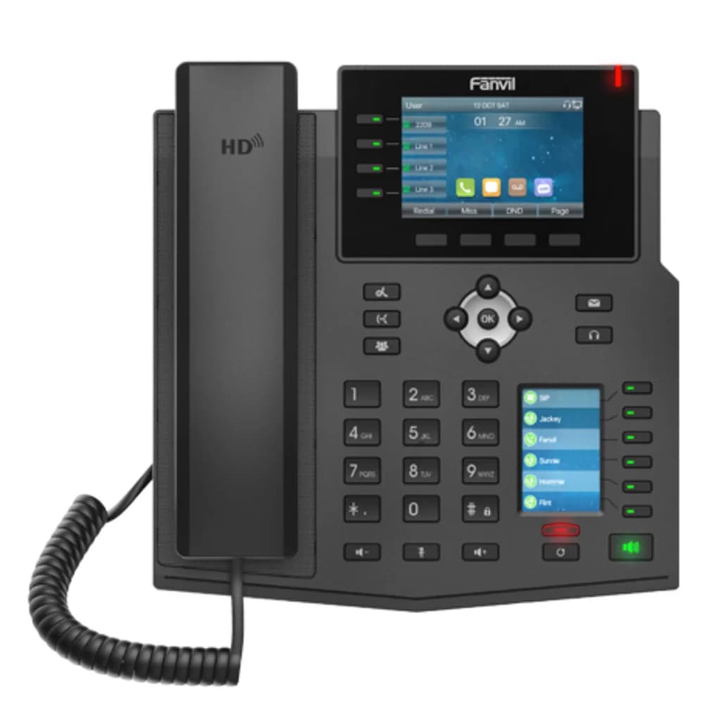 Fanvil X5U SIP телефон черн., с б/п