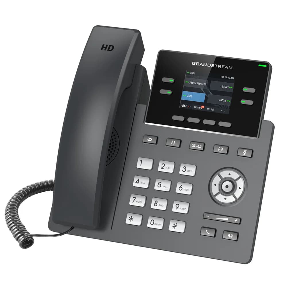 Телефон IP Grandstream GRP-2612 черный