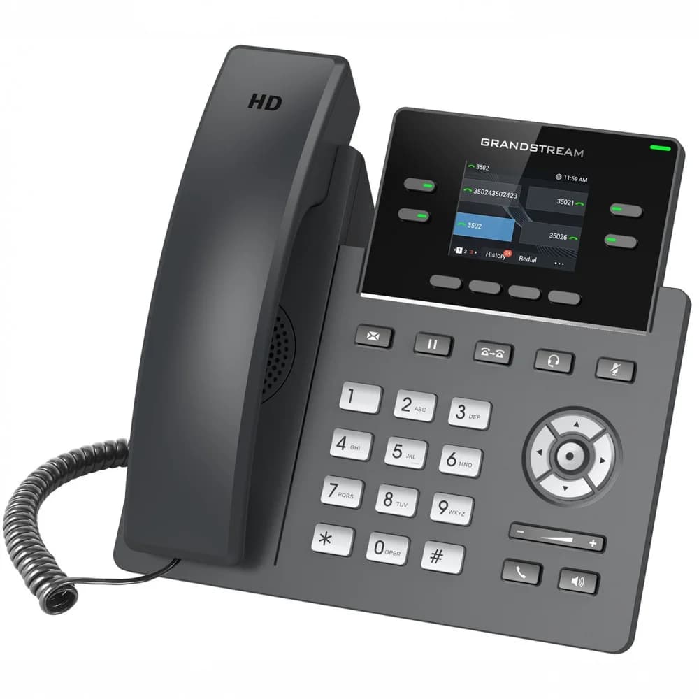 Телефон IP Grandstream GRP-2612P черный