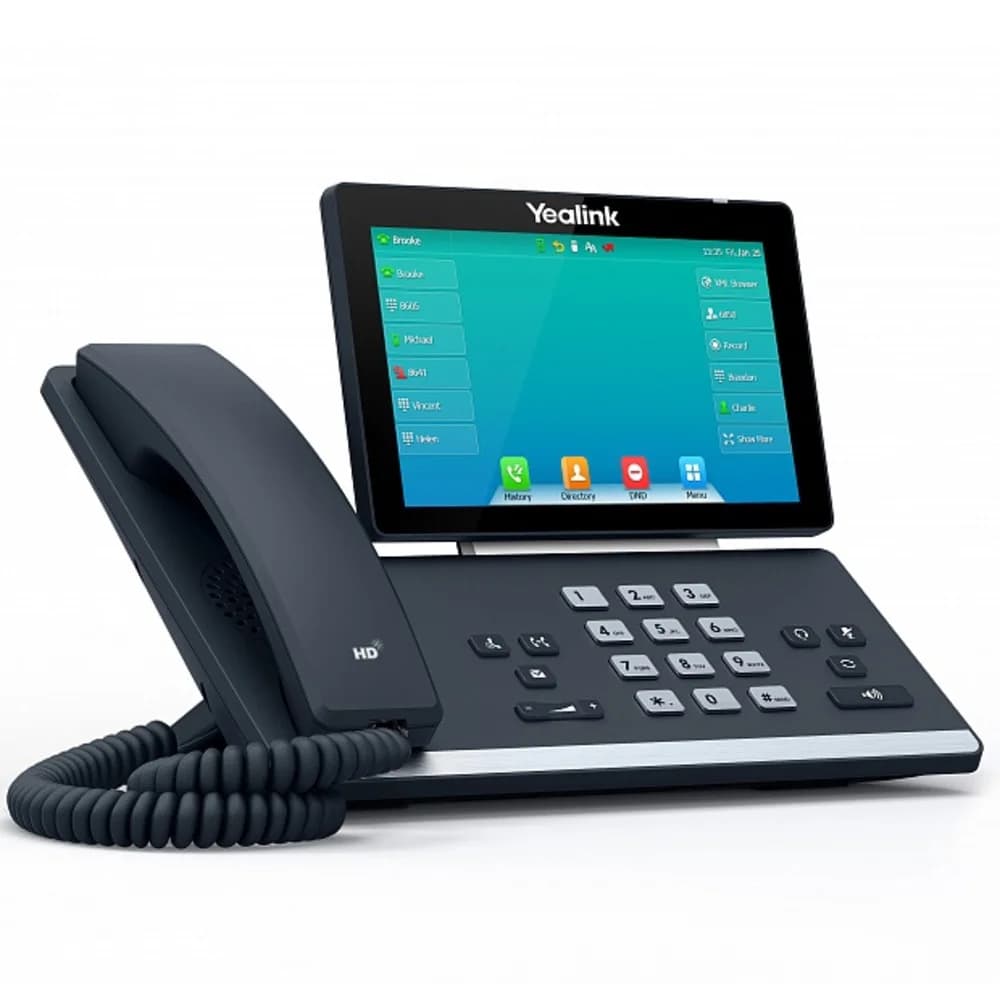 YEALINK SIP-T57W, Цветной сенсорный экран, WiFi, Bluetooth, GigE, без видео, без БП, шт
