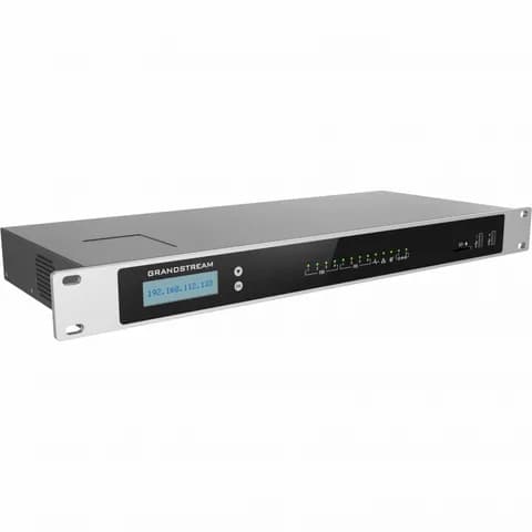 Grandstream UCM6304 - IP ATC. До 2000 абонентов / 300 одновременных вызовов, до 200 участников в конф., до 40 FullHD участников в видеоконф., RemoteConnect, 4хFXS, 4xFXO, 1xWAN, 1xLAN, HA, 2*USB 3.0