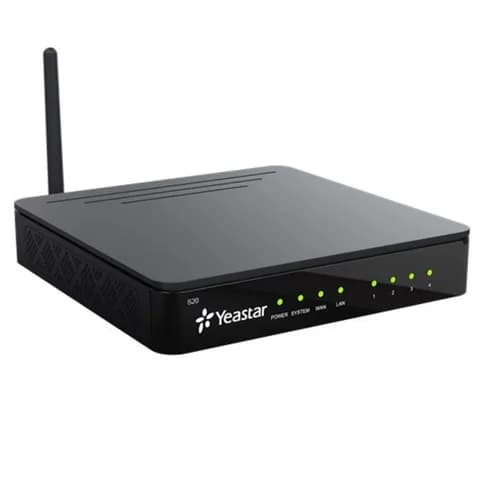 YEASTAR S20, 20 абонентов и 10 вызовов, поддержка FXO, FXS, GSM, BRI, шт