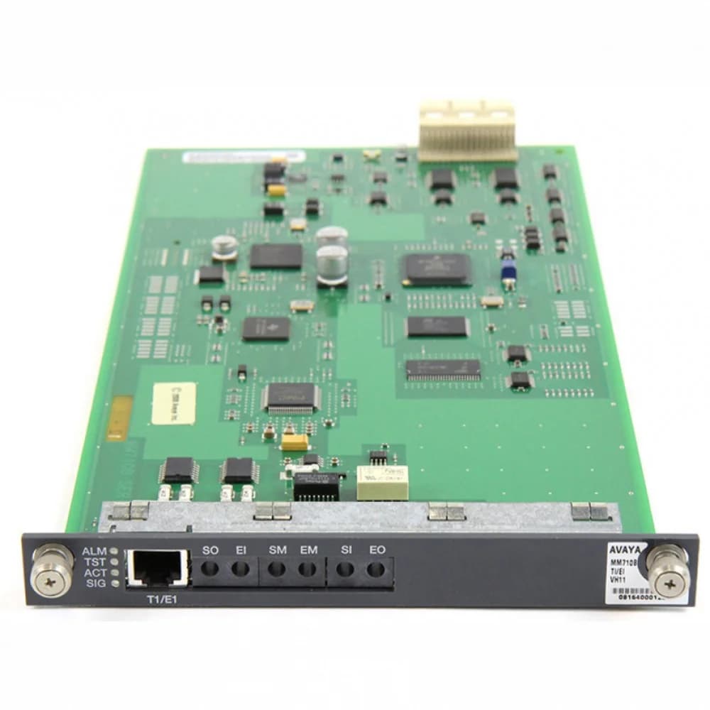 Плата коммуникационная Avaya цифровых соединительных линий MM710B E1/T1 MEDIA MODULE - NON GSA