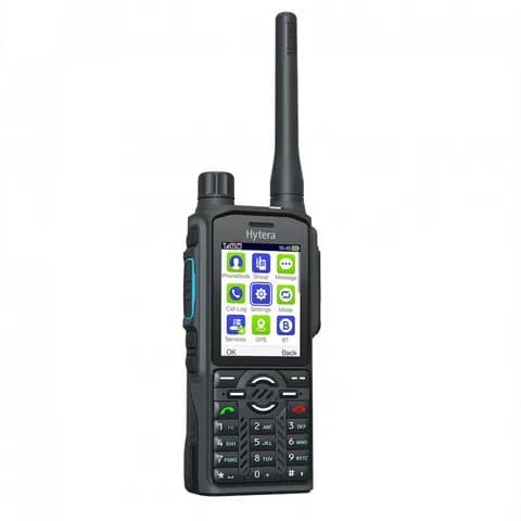 Р/ст HYTERA PT590 380-475МГц, 3 Вт, Tetra, GPS/ RTC/mandown/BT/E2EE, цветной дисплей, BP2003 (Li-Pol 2000мАч) - 2 шт, з/у
