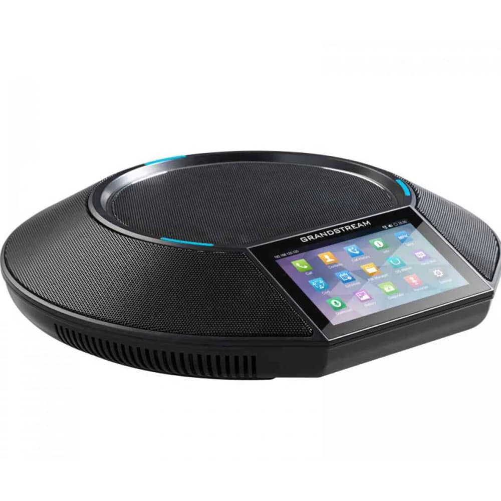 Grandstream GAC2500, PoE 6-line Enterprise IP Multimedia Conference Phone, Android OS, 6 SIP Accounts and 7-way voice conferencing, Wi-Fi, Bluetooth, 3.5mm audio port, 3 cardioid microphones, HD Voi