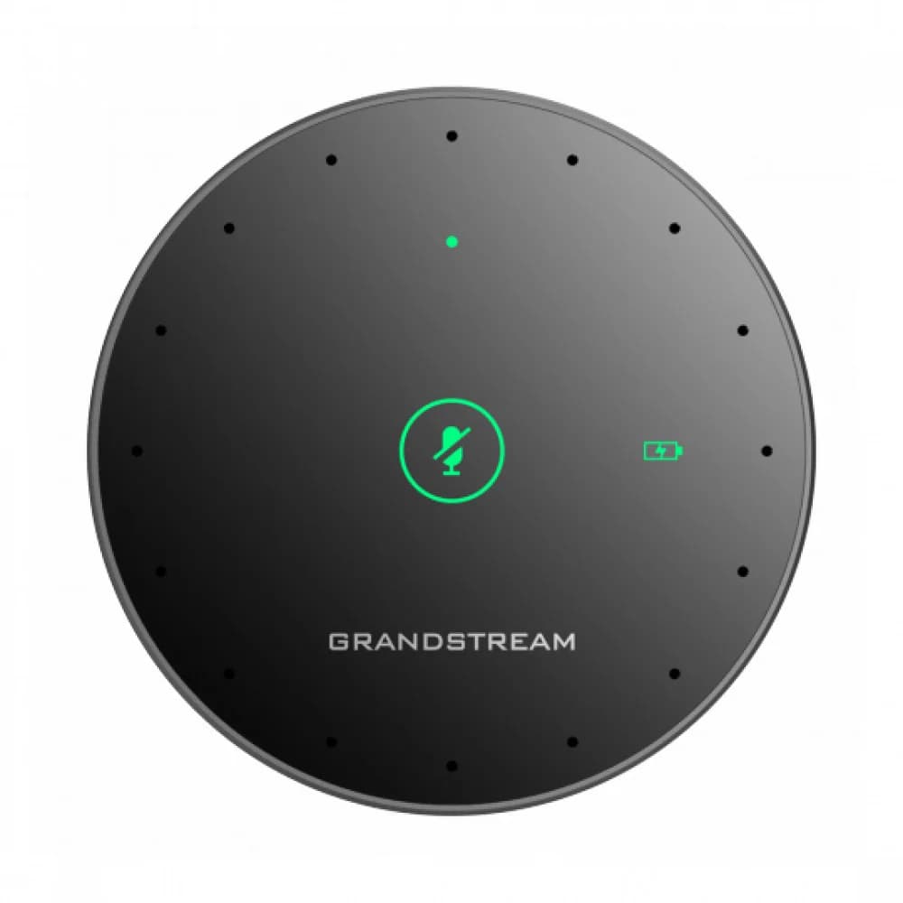 Спикерфон, Grandstream, GMD1208, 8 всенаправленных микрофонов, Зона захвата до 5 метров,ANS, AGC/DRC, Технология экранирования от помех,Bluetooth 2.1+EDR