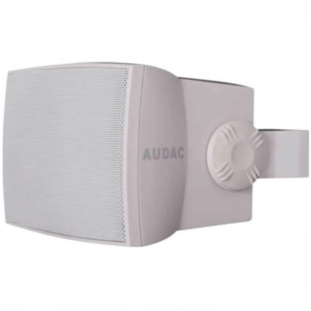 AUDAC Громкоговоритель настенный WX302/OW Настенная двухполосная акустическая система. Мощность в 100-V режиме 20/10/5 Вт, при 8 Ом 30 Вт (RMS). Диаграмма направленности по вертикали 100° и горизонт