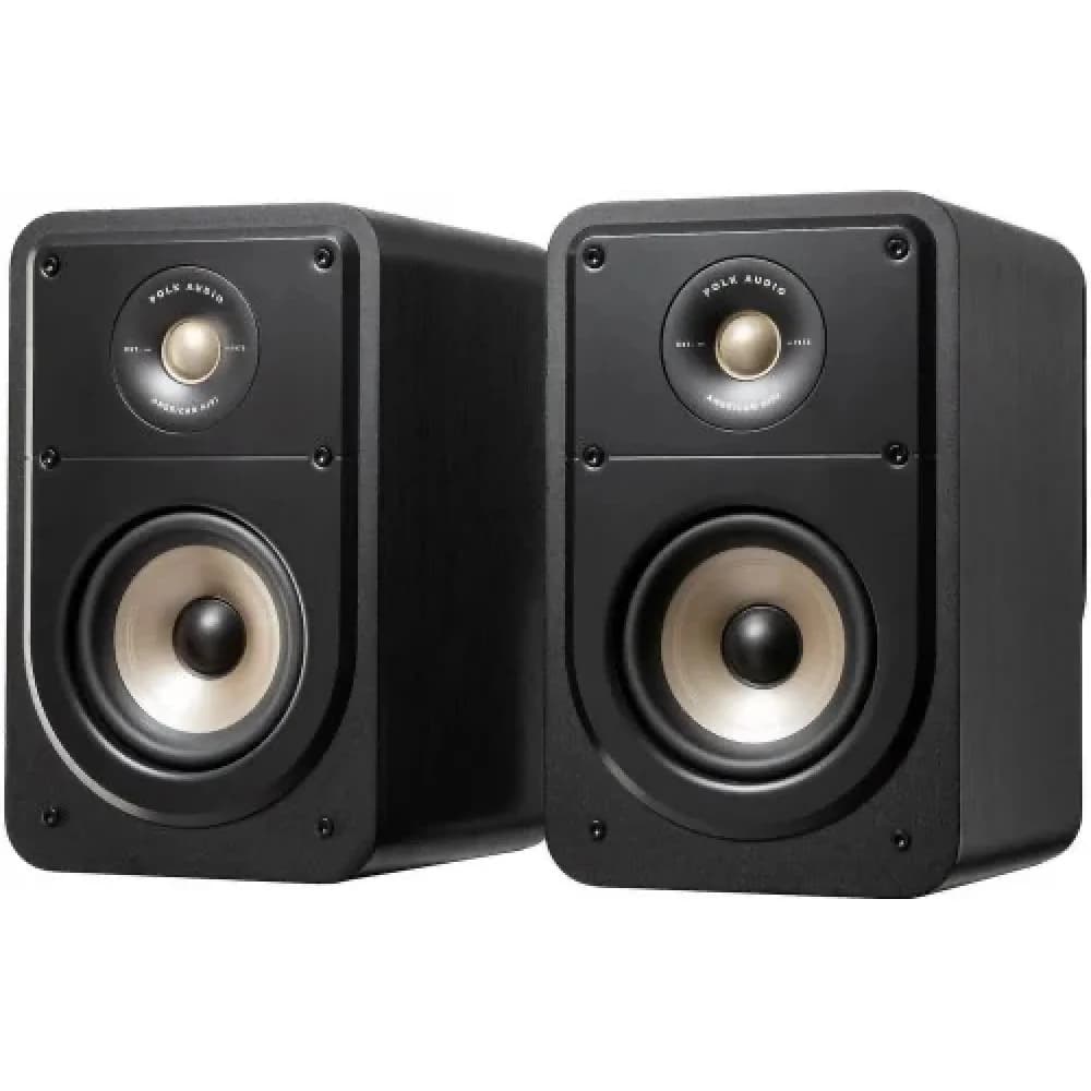 POLK AUDIO Громкоговоритель Sig Elite ES15 ЧЕРНЫЙ (Пара) 2-полосная полочная акустическая система Диапазон частот : 50 Гц – 40 кГц , Чувствительность: 88 дБ, Номинальный импеданс: 8 Ом, Реком. мощно