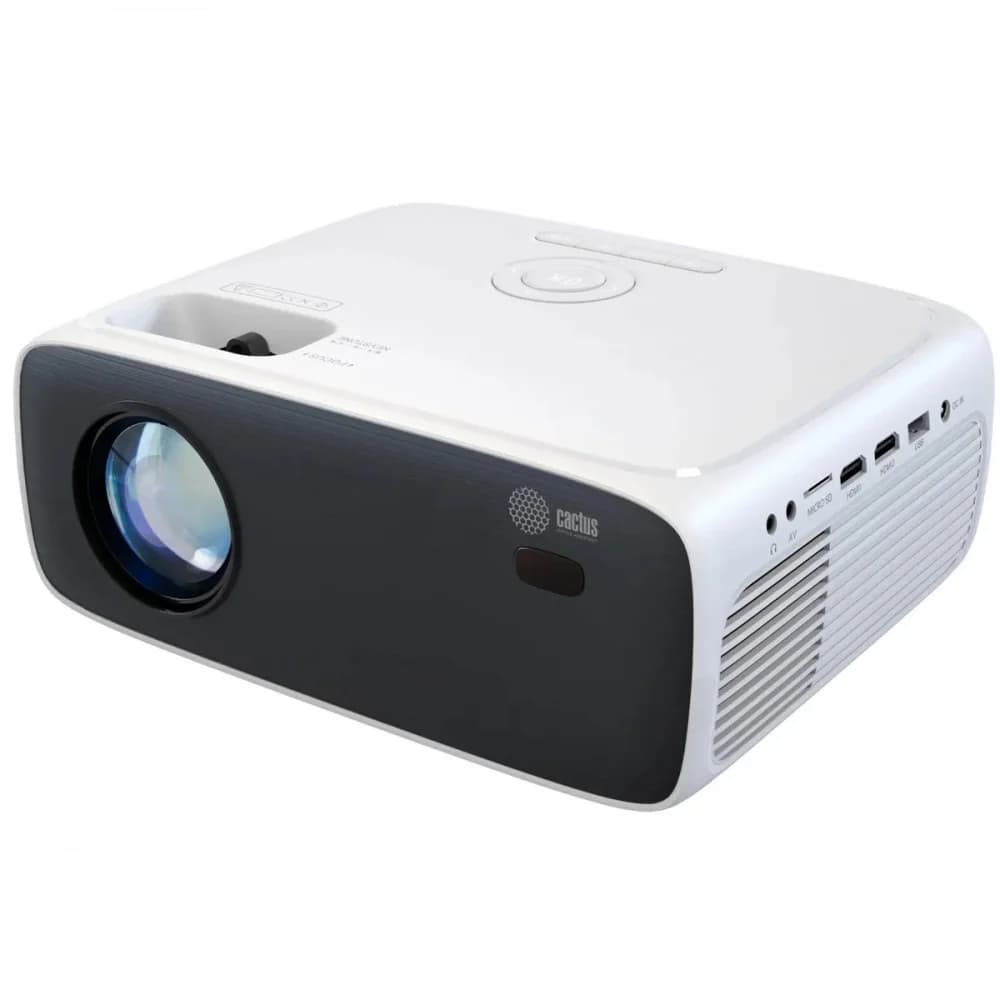 Проектор Cactus CS-PRM.07WT.Full HD LCD 3200Lm LS 320Lm ANSI (1920x1080) 1500:1 ресурс лампы:30000часов 1xUSB typeA 3xHDMI 1.5кг