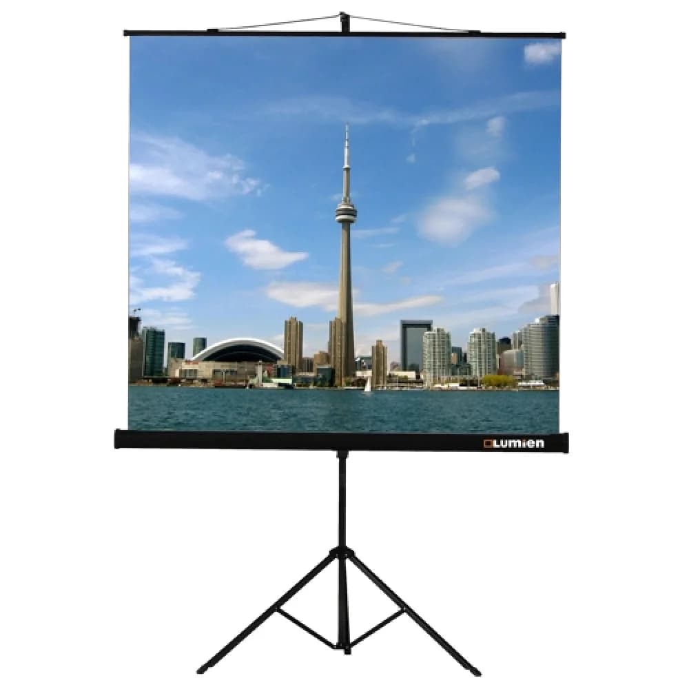 Экран на треноге Lumien 180x180см Eco View LEV-100107 1:1 напольный рулонный